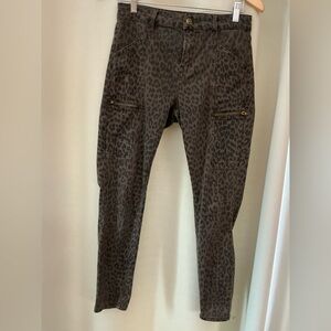 Pistola Leopard Print Skinny Jeans